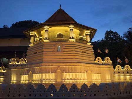 Temple of the Sacred Tooth Relic, Kandy, Sri Lanka by Panoramic Images art print