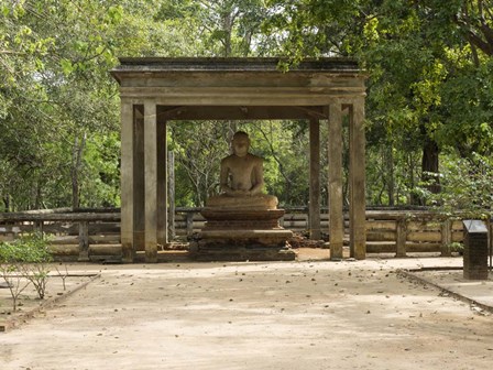 Samadhi Buddha (4th century), Meditation pose, Sri Lanka by Panoramic Images art print