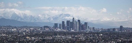 Clouds over Los Angeles, California by Panoramic Images art print