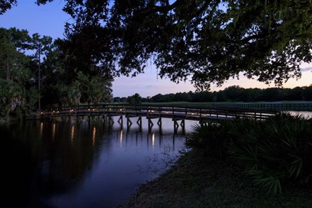 Sunset Over Golf Course in Sarasota, Florida by Panoramic Images art print