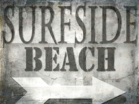 Surfside Beach by LightBoxJournal art print