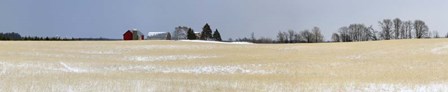 Winter Farm in Door County, Wisconsin by Panoramic Images art print