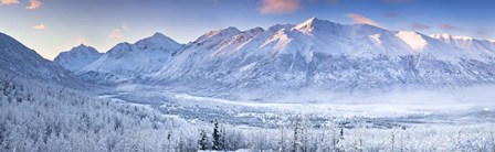 Polar Bear Peak and Eagle Peak and Hurdygurdy Mountain, Alaska by Panoramic Images art print