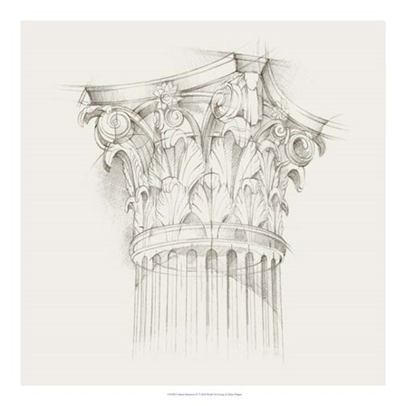 Column Schematic IV by Ethan Harper art print