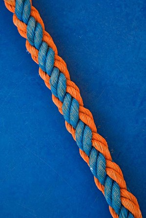 Pattern of rope on cruise ship, Nile River, Egypt by Adam Jones / Danita Delimont art print