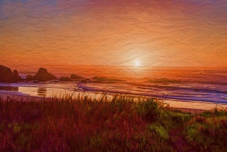 Beach Color by Ramona Murdock art print