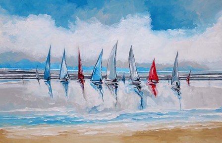 Boats I by Stuart Roy art print