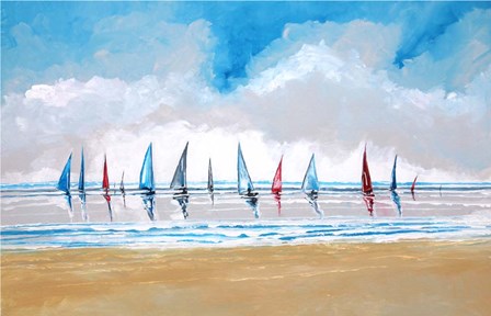 Boats V by Stuart Roy art print