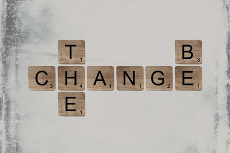 Be the Change by Longfellow Designs art print
