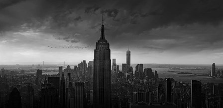 New York Rockefeller View by Wim Schuurmans art print
