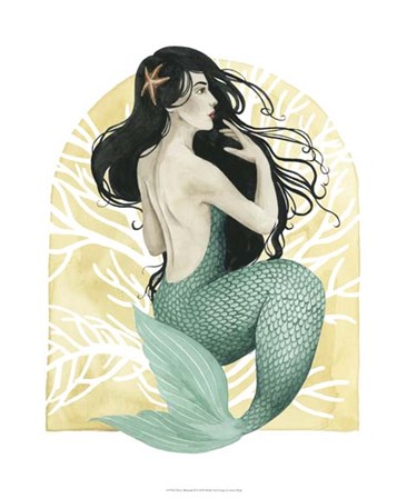 Deco Mermaid II by Grace Popp art print