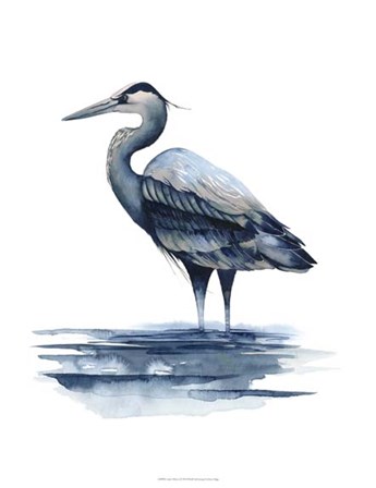 Azure Heron I by Grace Popp art print