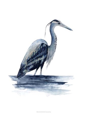 Azure Heron II by Grace Popp art print