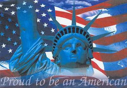 Proud to Be an American by Mitchell Funk art print