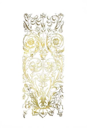 Gold Foil Renaissance Panel II by Owen Jones art print