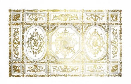 Gold Foil Ceiling Design art print