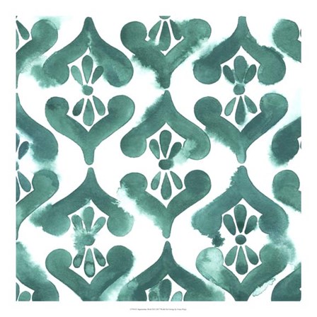 Aquamarine Motif II by Grace Popp art print