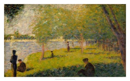 Study for a Sunday on La Grande Jatte by Georges Seurat art print