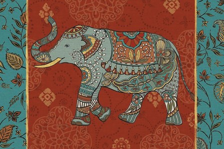 Elephant Caravan IIM by Daphne Brissonnet art print