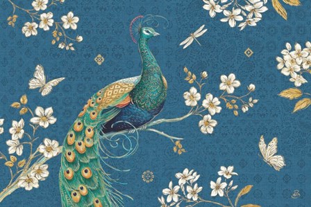 Ornate Peacock III Master by Daphne Brissonnet art print