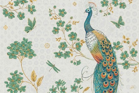 Ornate Peacock IV Master by Daphne Brissonnet art print