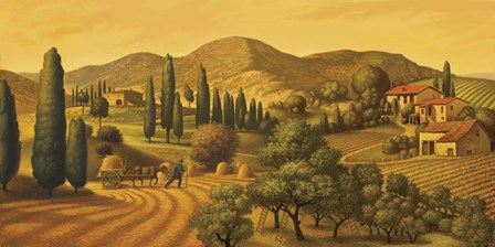 Tuscan Landscape by Dan Craig art print