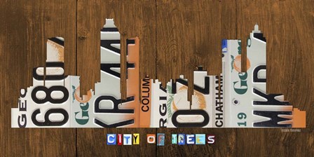 Atlanta Skyline by Design Turnpike art print