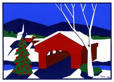 Winter&#39;s Night by Crockett Collection art print