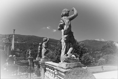 Statues BW by Christopher Bliss art print