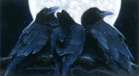 Corvus Moon by Durwood Coffey art print