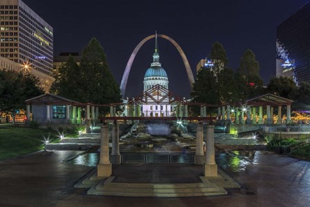 St. Louis At Night by Galloimages Online art print