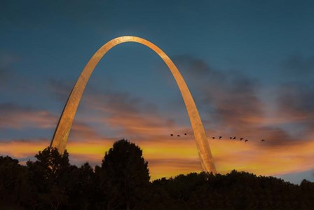The Arch At Sunset by Galloimages Online art print