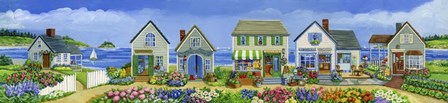 Surfside Village by Geraldine Aikman art print