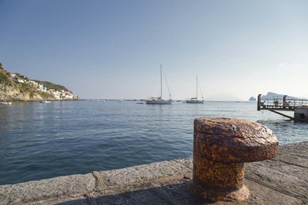 Panarea&#39;s Dock by Giuseppe Torre art print
