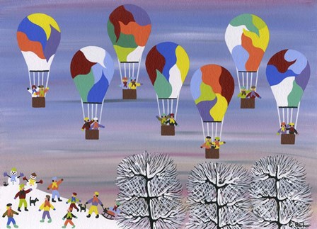 Balloons by Gordon Barker art print