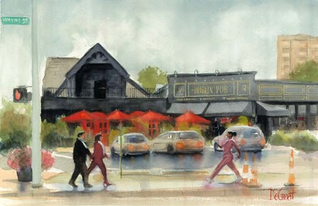 The Dublin Pub by Gregg DeGroat art print