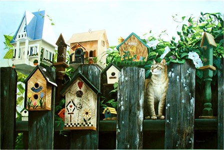 The Neighborhood Watch Patrol by Linda Daniels art print