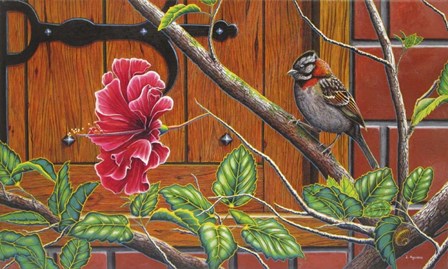 The Sparrow Who Visit Your Window by Luis Aguirre art print