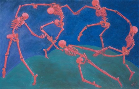 The (Skelly) Dance by Marie Marfia Fine Art art print