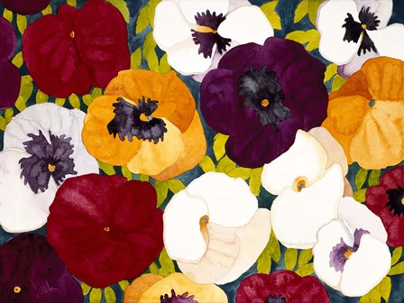 Sacred Pansies by Mary Russel art print