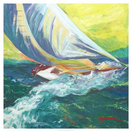 Regatta Colores by Suzanne Wilkins art print