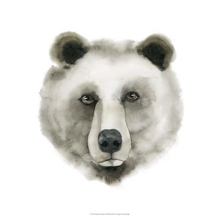 Watercolor Bear by Grace Popp art print