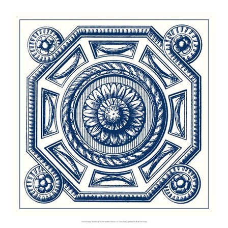 Indigo Medallion II by Vision Studio art print