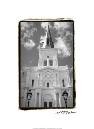 St. Louis Cathedral, Jackson Square I by Laura Denardo art print