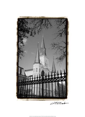 St. Louis Cathedral, Jackson Square II by Laura Denardo art print