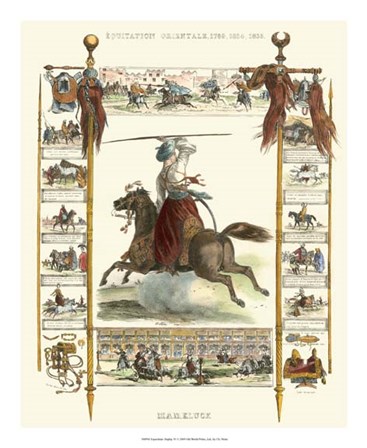 Equestrian Display IV by Ch. Motte art print
