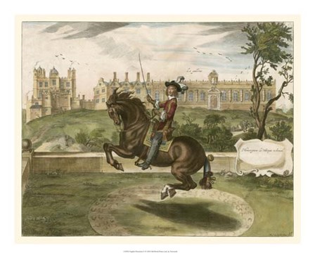 English Horseman II by Newcastle art print