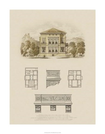 Estate and Plan I by Carlsruhe art print