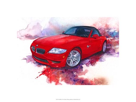 &#39;06 BMW Z4 by Bruce White art print