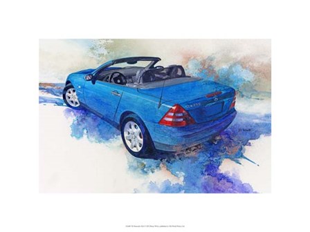 &#39;82 Mercedes SLK by Bruce White art print